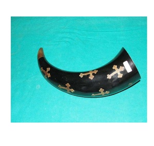 Jarra de Cuerno para Beber de Estilo Antiguo de la Mejor Calidad, Nuevo Diseño Europeo, Natural, Pulido, Tallado con Animales, Estilo Vikingo Moderno - Product Image 1