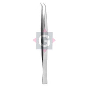 Pinzas de pestañas de etiqueta privada de acero inoxidable de alta calidad Pinzas injertadas de pestañas de volumen - Product Image 3