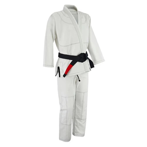 Uniforme de entrenamiento de karate para unisex y jóvenes, disponible al por mayor, tallas grandes y uniformes de karate de color sólido. - Product Image 3