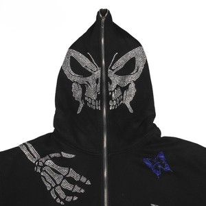 Nuevas Sudaderas con Capucha de Invierno para Mujer, con Pedrería, Estampado Personalizado, Antiarrugas, Transpirables, de Alta Calidad, al por Mayor - Product Image 2