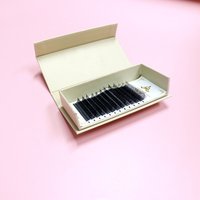 Extensiones de Pestañas al por Mayor de Marca Privada Hechas a Mano Profesionales 0.03 0.05 0.07mm de Seda Cachemira Mate Veganas Libres de Crueldad Animal