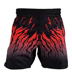 กางเกงขาสั้นชกมวยของผู้ชายผ้าคอตตอน100% น้ำหนักเบาแห้งเร็วบริการออกแบบโลโก้ได้ตามต้องการ - Product Image 4