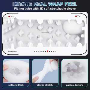 Automatische männliche Mastur bator Penis pumpe mit 9 vibrierenden 7 Schub 5 saugen, 3D realistisch strukturiert, Heizung, Voice Pocket <span class=keywords><strong>Pussy</strong></span> - Product Image 3