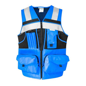 Personnalisable 100% Polyester Vêtements Gilet Réfléchissant Anti-Multifonctionnel Sécurité Vêtements De Travail De Protection Vestes De Sécurité - Product Image 1