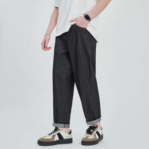 Precio al por mayor Moda Estilo casual Denim azul Minimalista Jeans lavados Hombres Verano 2024 Precio al por mayor - Product Image 2