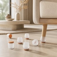 Protections de pieds de meubles en silicone, coussinets de sol, embouts pour pieds de chaise, housses pour pieds de table pour la maison, l'hôtel, la salle à manger