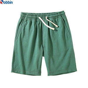 Pantalones Cortos Deportivos Casuales para Hombre, Nuevo Modelo, 240 g/m², Algodón Grueso y Resistente, Cintura Elástica, Logotipo Personalizado, Ropa de Gimnasio, Transpirable, Secado Rápido - Product Image 3