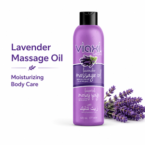 Viaxi Lavender Scented Massage Oil 177ml | Body Massage Oil for Spa Salon and Personal Care - Product Image 2