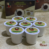 Café en dosettes du Vietnam, Robusta, fort, amer, onctueux, corps plein, livraison rapide, exportation, prix de gros direct usine