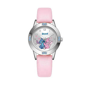 Disney Stitch <b>Leather</b> <b>Bracelet</b> Watch Water-Resistant Montre - Product Image 2