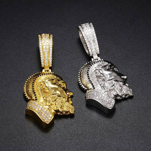 Pendentif Hip Hop en diamant personnalisé bijoux en moissanite de luxe pour hommes et femmes accessoire de mode audacieux - Product Image 1