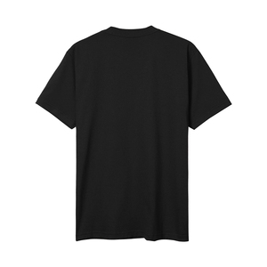Camisetas de pana orgánica de peso pesado para hombre Super Max, cuello redondo, ribete en contraste, transpirables, diseño de hombros caídos personalizado - Product Image 3