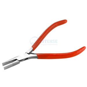 Alicates de punta plana intensos de alta calidad, herramientas de fabricación de joyas de 110mm, acero duradero para envolver Alambre de abalorios, artesanía DIY al por mayor - Product Image 4
