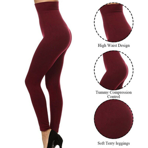 Women Seamless Brushed Polyester Sublimation Customized 2025 <b>Leggings</b> <b>Winter</b> <b>Warm</b> Sport Fitness Yoga Active Wear <b>Legging</b> Women - Product Image 6