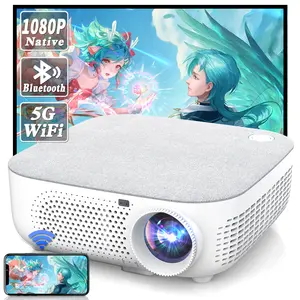 Topfoison G1 Laser Nhỏ Video Chiếu 8000 Lumens TV 1080P 8K Xách Tay Mini LED 4K Siêu Điện Thoại Thông Minh Lumens Giá Projecteur