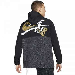 Jordan Classics Windbreaker <b>Hooded</b> <b>Jacket</b> <b>Mens</b> Active Hoodies Color: Black 100% Authentic - Product Image 3