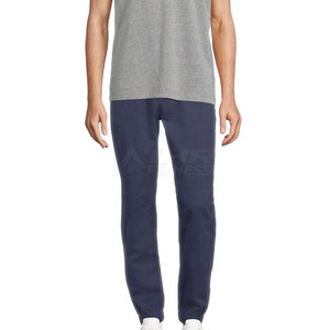 Pantalon de survêtement d'hiver décontracté mi-long en toile légère de haute qualité, respirant, imperméable, plissé à l'avant avec cordon de serrage - Product Image 3