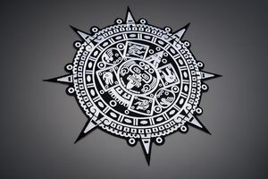 Aztec Calendar Custom Motorcycle <b>Patches</b> Multicolor Iron-<b>On</b>/<b>Sew</b>-<b>On</b> Jacket Vests Work Shirts Back <b>Patches</b> Original Heart Hat - Product Image 3