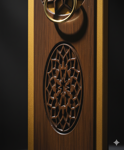 Estructura de Sofá Completa TEMOX, Diseño Moderno de Lujo en Plástico, Ergonómico, Fácil Instalación, Estable, Color Nogal, para Sala de Estar u Oficina en Casa - Product Image 2