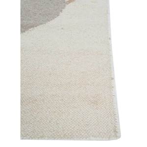 Tapis géométriques bleus à carreaux en laine et viscose, tissage plat, grande surface, pour la maison, 9x12, pour le salon, le couloir, la décoration pour adolescents - ADWV-13048 - Product Image 4