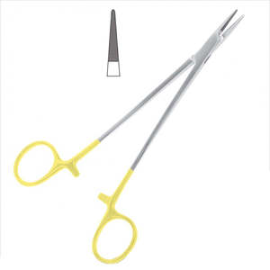 Portaagujas Castroviejo Profesional, Pinzas TC de Acero Inoxidable, Instrumentos Quirúrgicos Manuales, Certificación MOL, Hecho en Pakistán, Astrin - Product Image 6