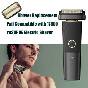 Lot de 2 Lames de Rechange et Couteaux Intérieurs Noirs pour Rasoir Électrique, Alimentation USB, Lames Doubles et Triples pour le Visage et le Corps, Lavables - Product Image 3