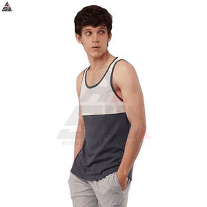 Service OEM, débardeurs de sport décontractés respirants pour hommes, stringer, musculation, fitness, tissu de haute qualité en coton/bambou - Product Image 3