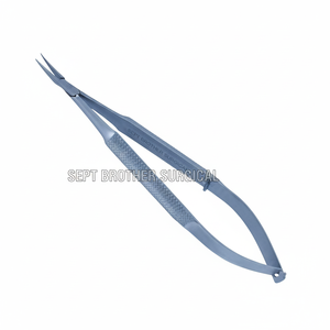 Ciseaux micro de haute qualité, incurvés, en acier inoxydable, instruments de chirurgie ophtalmique, ciseaux à ressort micro pour microchirurgie - Product Image 4