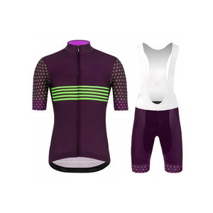 Diseño bonito Cómodo Secado rápido Hombres Ciclismo Uniforme Compresión ligera Manga corta Top Ropa de ciclismo para hombres - Product Image 3