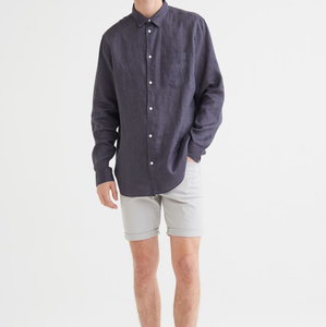 Pantalones cortos con cordón de tela con marco de algodón de alta calidad Color personalizado Simple y cómodo para hombres y mujeres - Product Image 2