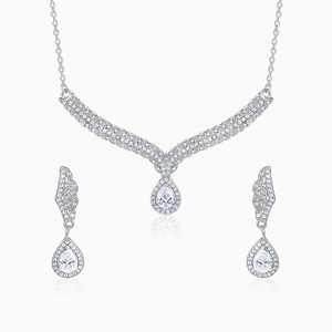 Silver Keira <b>Fashion</b> <b>Dangle</b> <b>Earrings</b> Set - Product Image 3