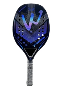 Ligero personalizado playa tenis paleta fibra de carbono marco duradero calidad profesional agarre suave para un rendimiento cómodo - Product Image 2