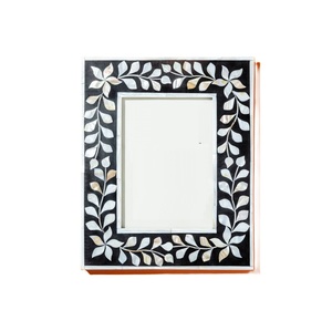 Custom Carved Mother of Pearl Inlay Photo Frame with Gift Box Premium Quality <b>MOP</b> Inlay Photo Frame for <b>Wall</b> Hanging - Product Image 3