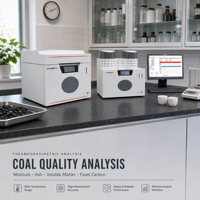 Analyseur automatique de proximité U-THERM YX-GYFX7707 pour l'humidité du charbon, les cendres, les matières volatiles, analyseur thermogravimétrique TGA, 36 échantillons