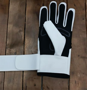 Guantes de Bateo de Béisbol para Adultos y Jóvenes, Piel de Oveja Cabretta, Puño Corto Personalizado, Guantes de Bateo de Softbol para Hombre - Product Image 4