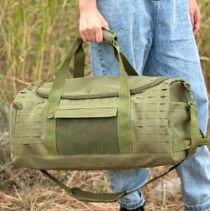 กระเป๋ายิมกีฬากระเป๋าเดินทางแบบ40L กระเป๋าเดินทางแบบดัฟเฟิลสำหรับสัปดาห์กระเป๋าออกกำลังกายยุทธวิธีอุตสาหกรรม - Product Image 6