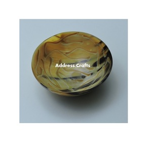 Bol à nourriture, à fruits, à soupe, en corne de buffle, élégant, durable, grand, de forme ronde, vaisselle, bol à salade, best-seller, prix raisonnable - Product Image 1