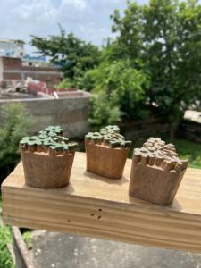 Impressions sur bois floral - Tampons d'impression sur bois sculptés à la main |   Motifs floraux |   Outils de sérigraphie textile - Product Image 4