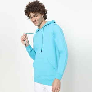 Vente en gros : Sweats à capuche brodés sur mesure pour hommes, style streetwear hiver, coupe classique, anti-rétrécissement, couleur unie - Product Image 2