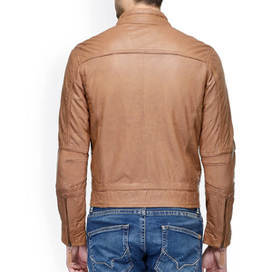 Fabricant OEM Meilleur Vestes en cuir de vachette de haute qualité pour hommes Produit le plus vendu Vestes en cuir pour hommes - Product Image 3