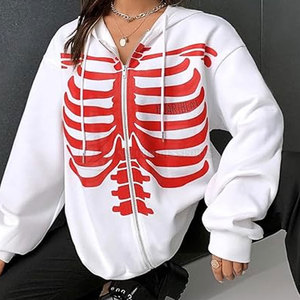 ¡El mejor precio en línea! Sudadera con capucha de lana de manga larga forrada para mujer de alta calidad 100% algodón ropa de invierno cómoda diamantes de imitación Plus - Product Image 1