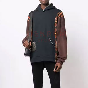 Sudadera con Capucha para Hombre, Moderna y a la Moda, con Logotipo Personalizado Impreso, Color Sólido, Tejido Transpirable de Algodón/Poliéster - Product Image 3