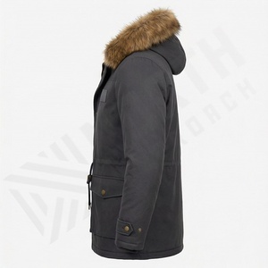 Veste parka d'hiver pour homme, épaisse, imperméable, rembourrage en coton, isolée, chaude, vêtements thermiques, vêtements de neige résistants - Product Image 3
