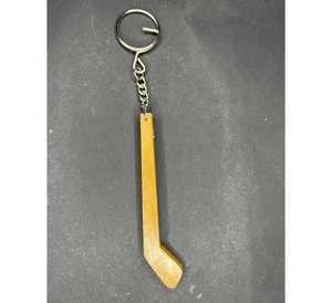 Porte-clés de bâton de hockey sur glace pour enfants Mini porte-clés promotionnel en bois pour les tournois porte-clés de hockey - Product Image 1