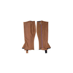 Primo Equine Ammara Hombres de alta calidad personalizable Brown Half Chaps Estilo inglés Equitación Kits ecuestres Accesorios PK - Product Image 1