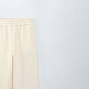 Pantalons Streetwear pour hommes 220GSM décontractés multi-poches droits d'extérieur 100% coton personnalisés couleur unie teints OEM - Product Image 3