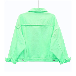 Nouveau 2025 veste en jean pour femmes hiver chaud veste en jean courte avec personnalisation de Style Vintage haut tendance veste en jean - Product Image 2