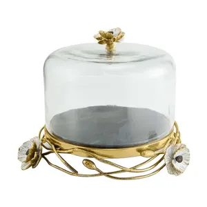 Nuevo soporte de pastel de estilo de lujo con cuentas de cristal, soporte de pastel de diseño Premium elegante para fiestas de Hotel, decoración de mesa, uso de servicio - Product Image 6