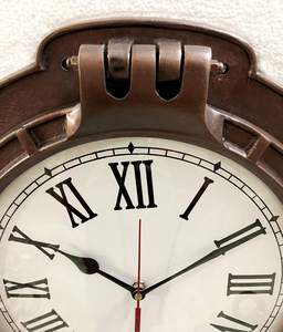 Antique 15 Inch Nautical <b>Wall</b> <b>Clock</b> <b>Vintage</b> Maritime Style Decorative <b>Wall</b> <b>Clock</b> - Product Image 3