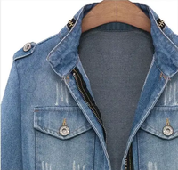 Veste en jean vintage patchwork brodée sur mesure pour homme, style streetwear, hiver, haute qualité, respirante